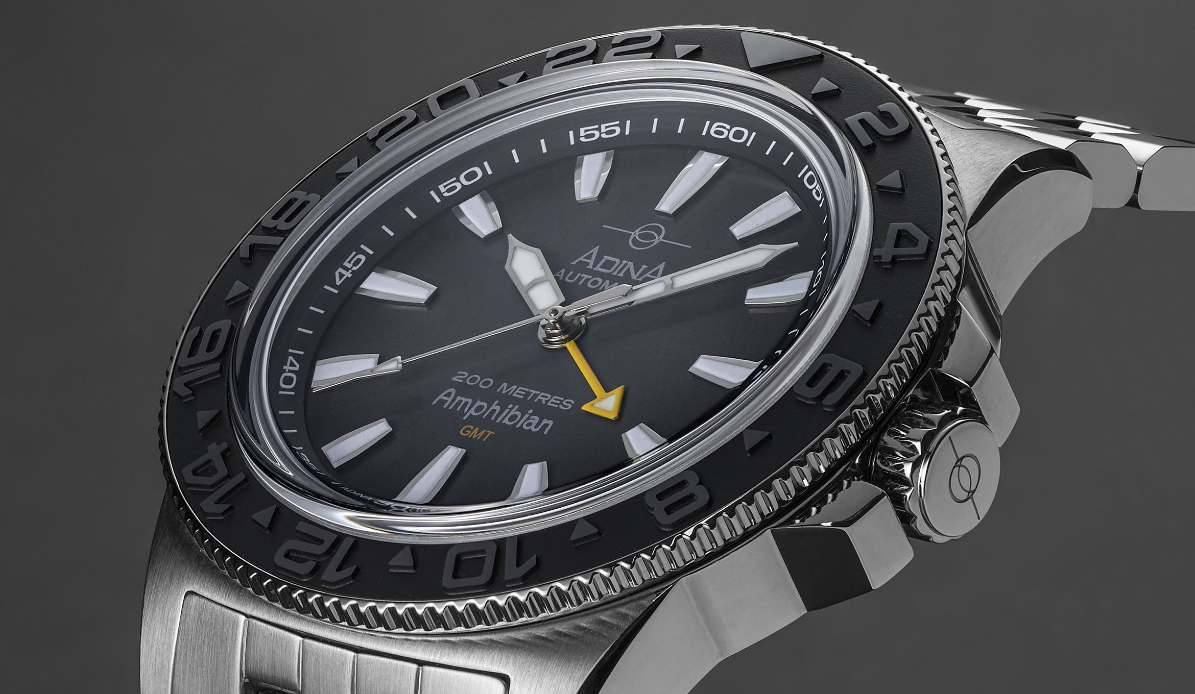 Adina Amphibian Automatic GMT Dive Watch CT137 S2XB