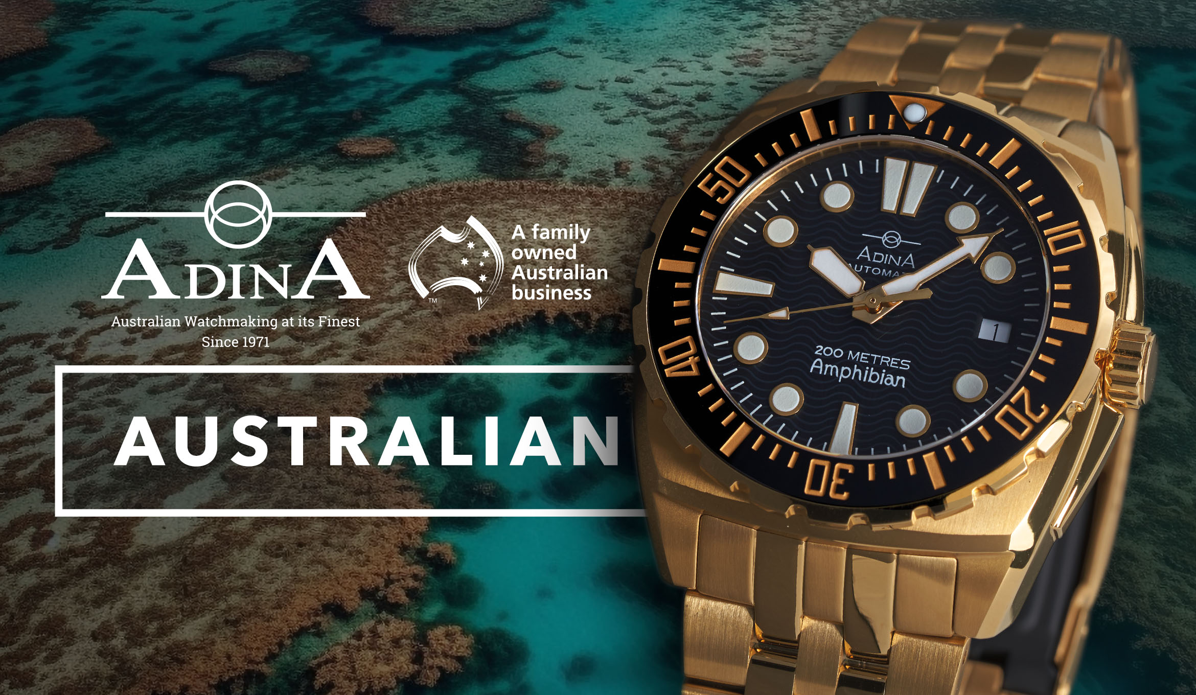 Adina Watches. Australian Watchmaking at its finest. Since 1971
