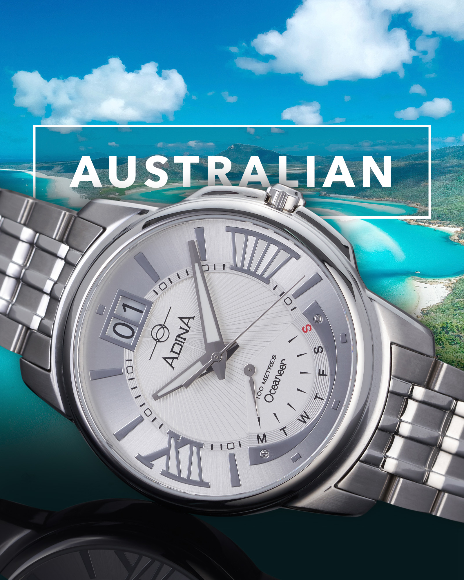 RW12 S1XB 2026-01-19 Buy Australian Adina Oceaneer Sports Dress Watch RW12 S1XB