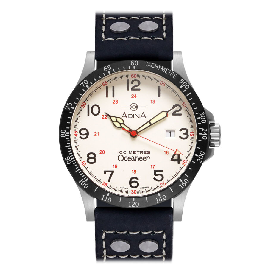 Adina Automatic Oceaneer Sports Watch CT122K1FS (leather strap)