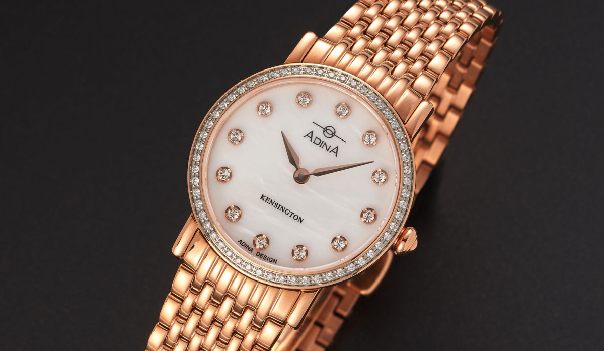 Diamond Set Adina Women's Diamond Set Dress Watches
