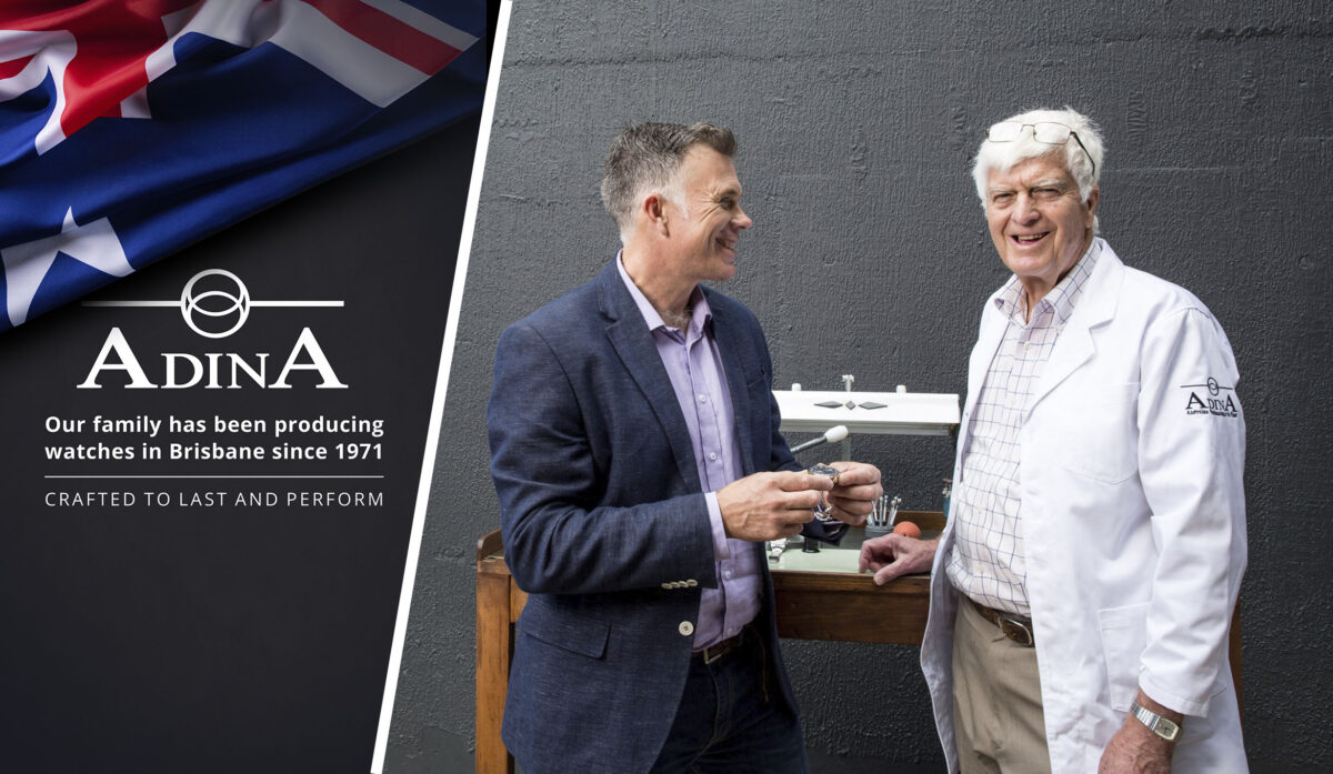 Buy Australian Made. Adina Watches. Australian manufacturing.