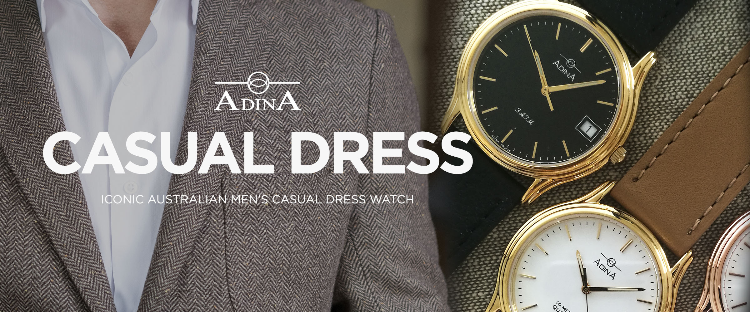Adina Casual Dress Men Watches