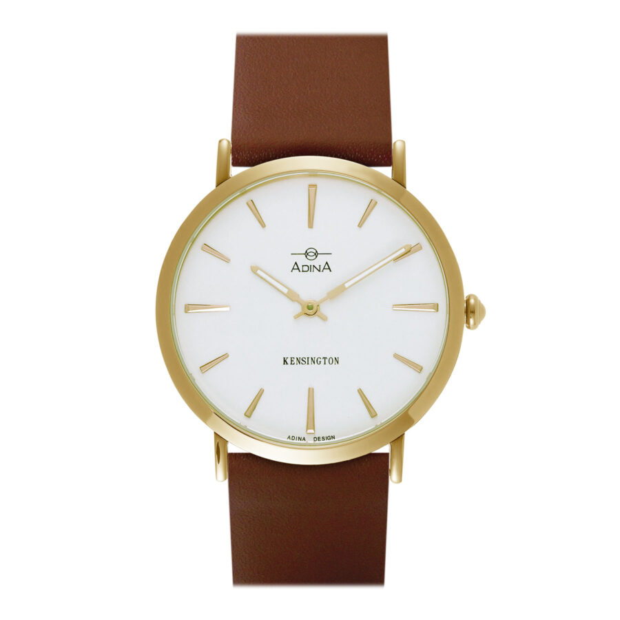 Adina Kensington dress watch CT104 G1XS (Brown Strap)