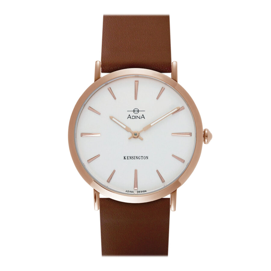 Adina Kensington dress watch CT104 R1XS (Brown Strap)