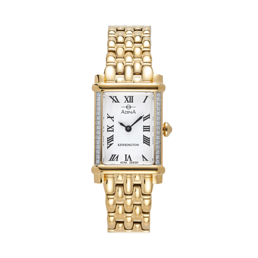 Adina Diamond Set Kensington 30m Ladies Tank style Dress Watch CT131 G1RB