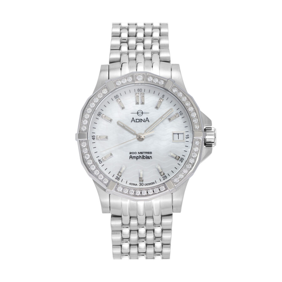 Adina Diamond Set Automatic Amphibian Dive Watch CT138 S0XBD