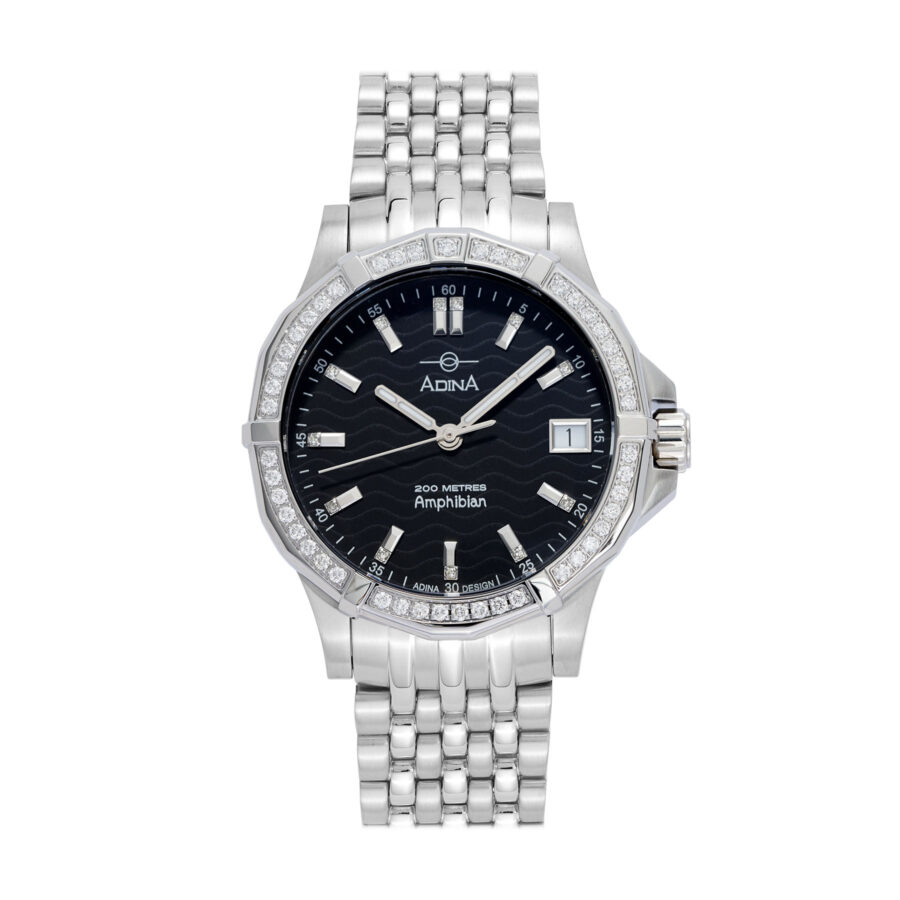 Adina Diamond Set Automatic Amphibian Dive Watch CT138 S2XBD