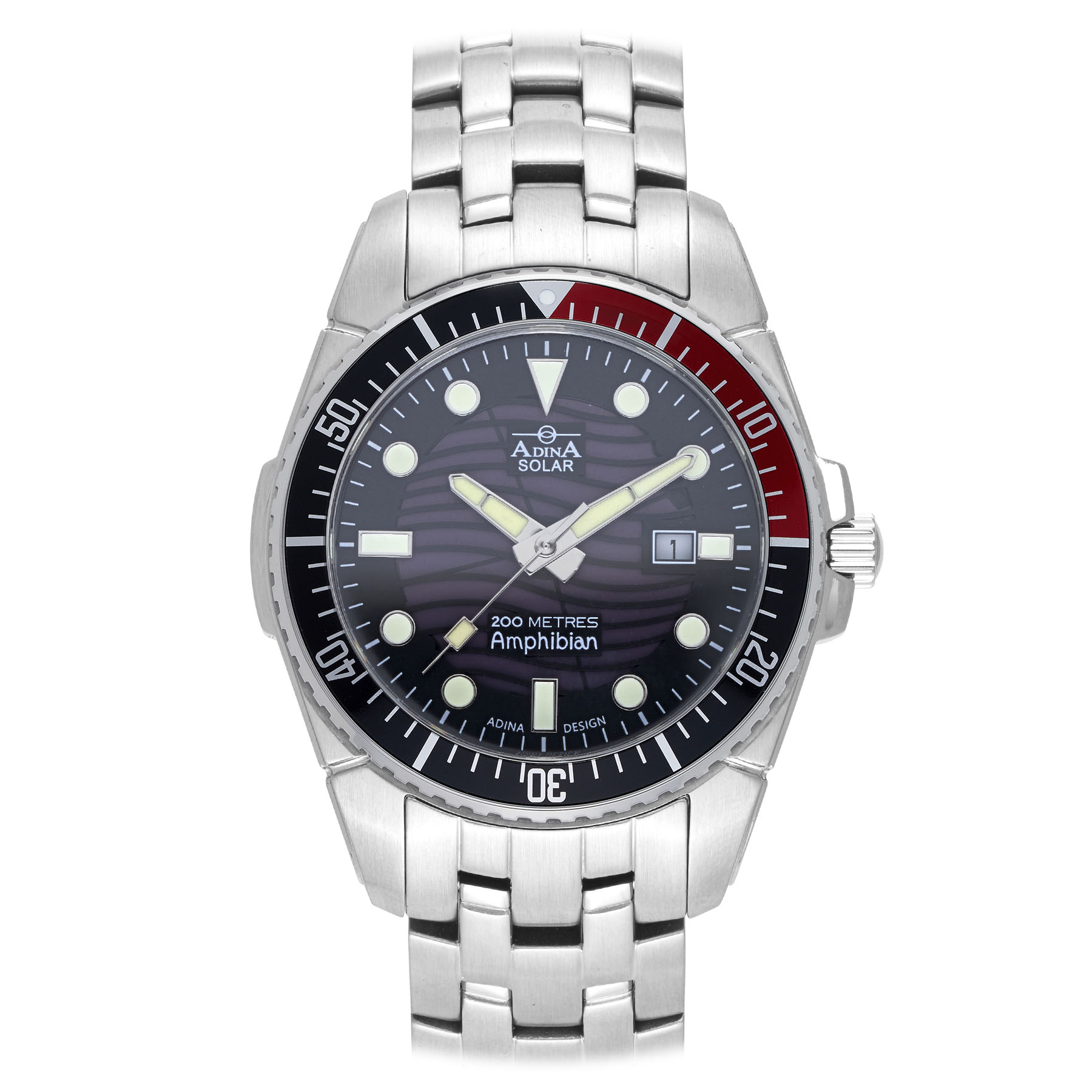 Adina Amphibian Solar Dive Watch NK142-SP2XB