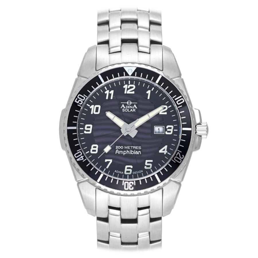 Adina Amphibian Solar Dive Watch NK142-SS2FB