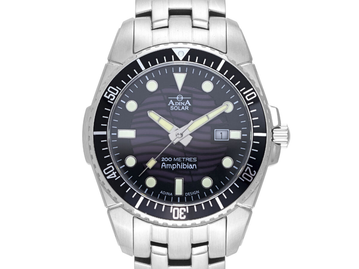 Adina Amphibian Solar Dive Watch NK142-SS2XB