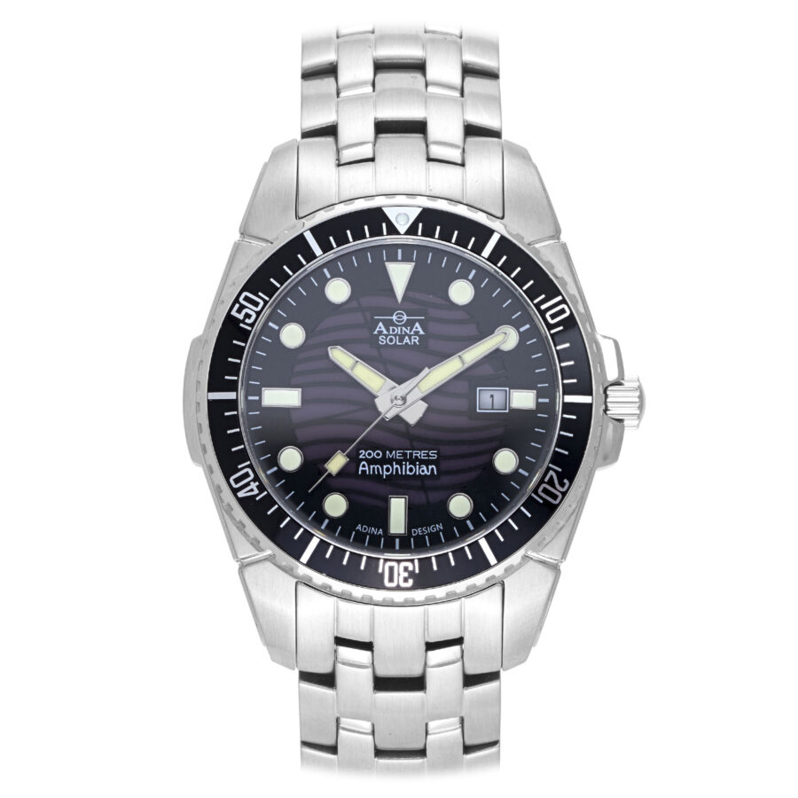 Adina Amphibian Solar Dive Watch NK142-SS2XB