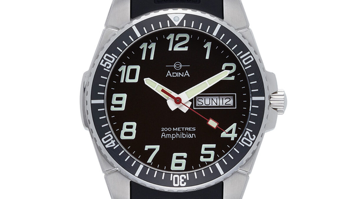 Adina Amphibian Dive Watch NK167 S2FS- Iconic Australian 200m Diver