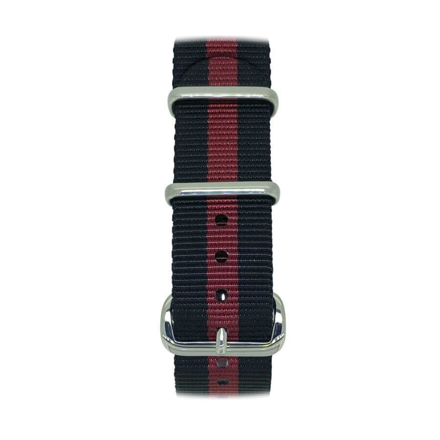 Adina Watch Nato Strap BDNK60-N (Black and Red)